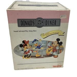 Takara Japan Disney Donalds Diner Animated Show Rock & Roll - Sound Activated